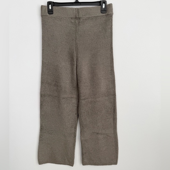 NWT! Barefoot Dreams Size S • Gray Olive Branch Cozychic Lite Textured Pants. - Picture 3 of 3